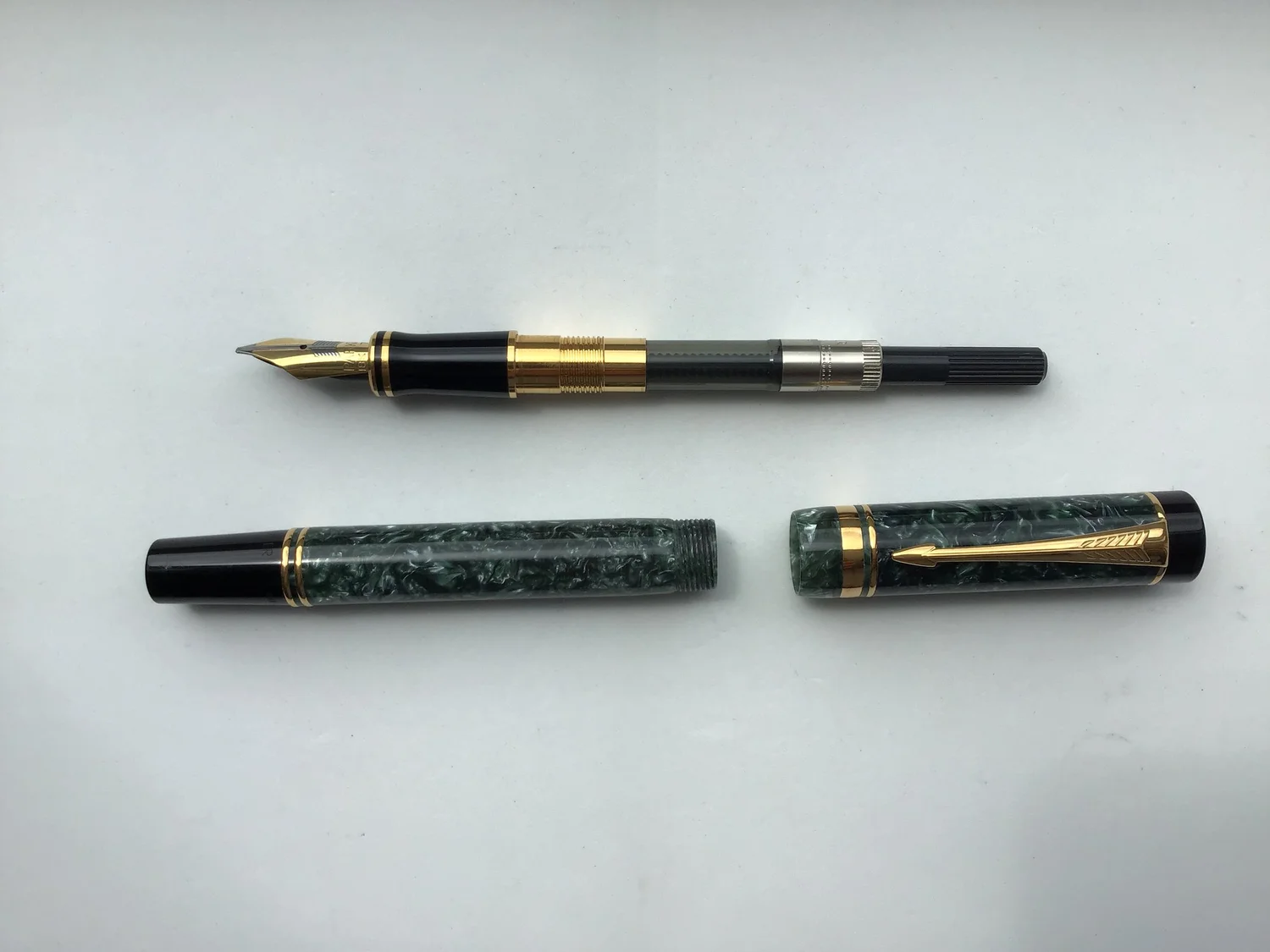 Parker Duofold International - unusual nib! — Global Pens UK